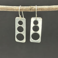 Clara- triple open circle earrings
