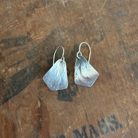Lucy- textural silver earrings