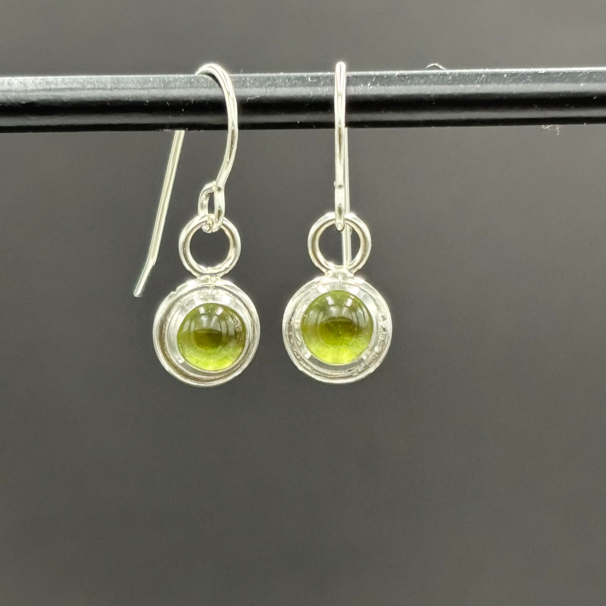 Mandy- sterling silver gemstone drop earrings