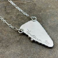 Vivienne- Sterling Silver Black Druzy Necklace