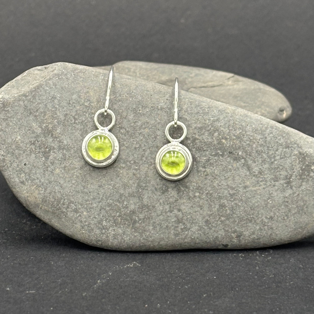 Mandy- sterling silver gemstone drop earrings