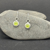 Mandy- sterling silver gemstone drop earrings
