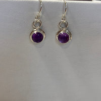 Mandy- sterling silver gemstone drop earrings