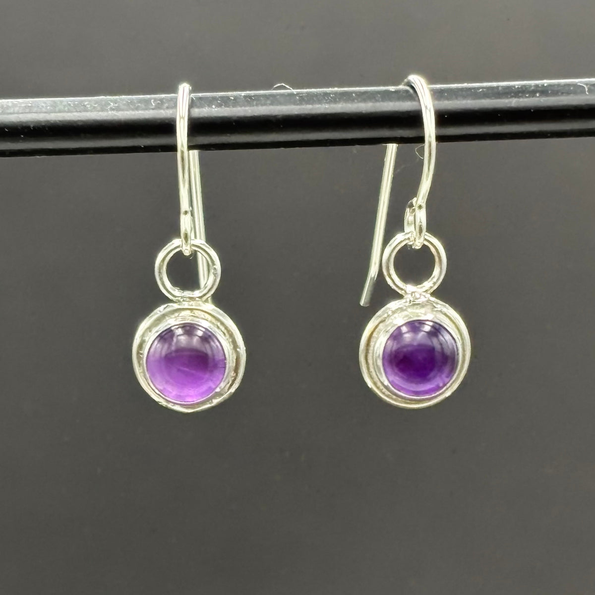 Mandy- sterling silver gemstone drop earrings