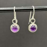Mandy- sterling silver gemstone drop earrings