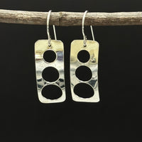 Clara- triple open circle earrings