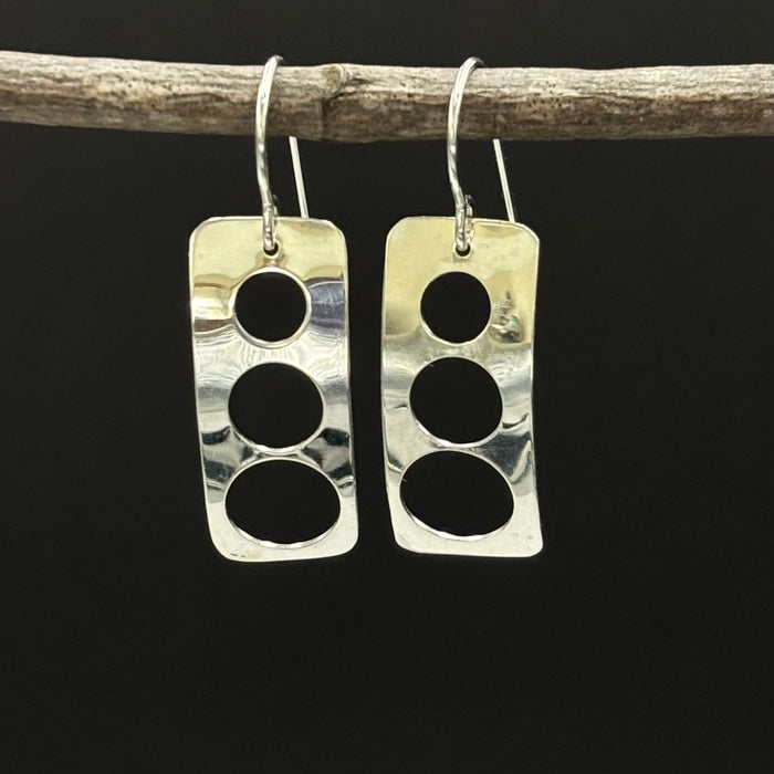 Clara- triple open circle earrings