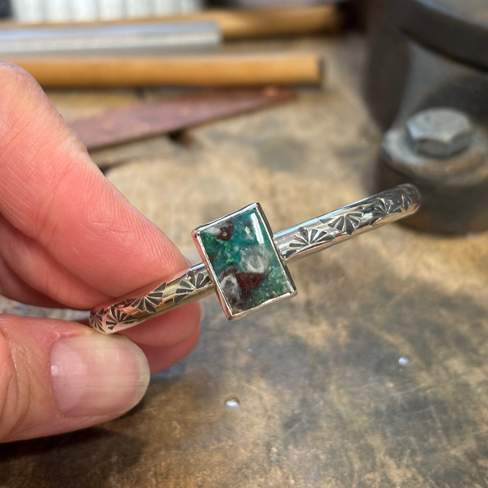Allison — Chrysocolla Cuff