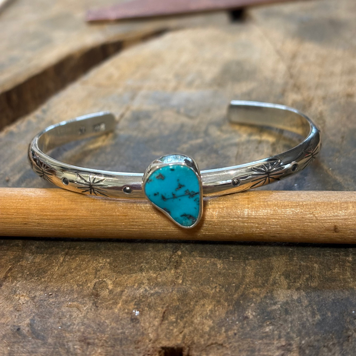 Traci — Turquoise Cuff Bracelet