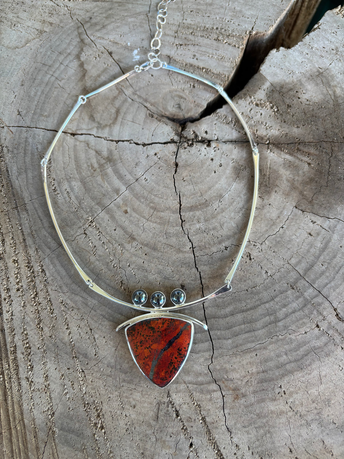 Charlotte | Sonoran Sunrise & Hematite Collar