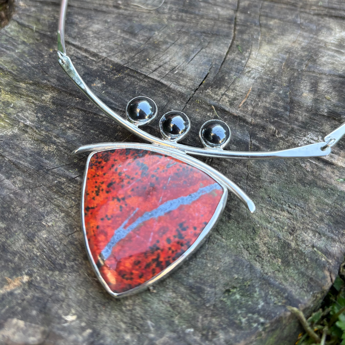 Charlotte | Sonoran Sunrise & Hematite Collar