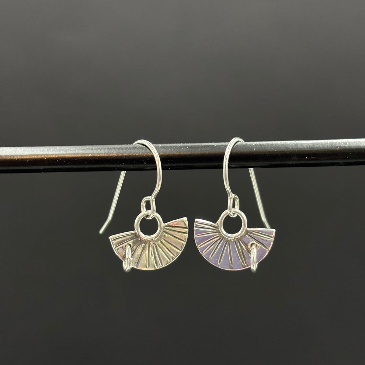 Ella-sterling silver fan shaped