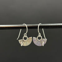 Ella-sterling silver fan shaped