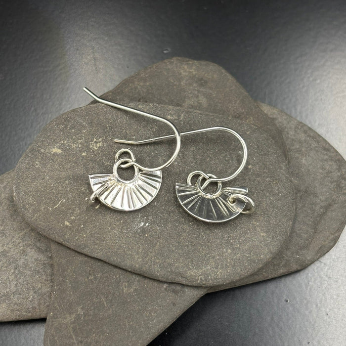 Ella-sterling silver fan shaped