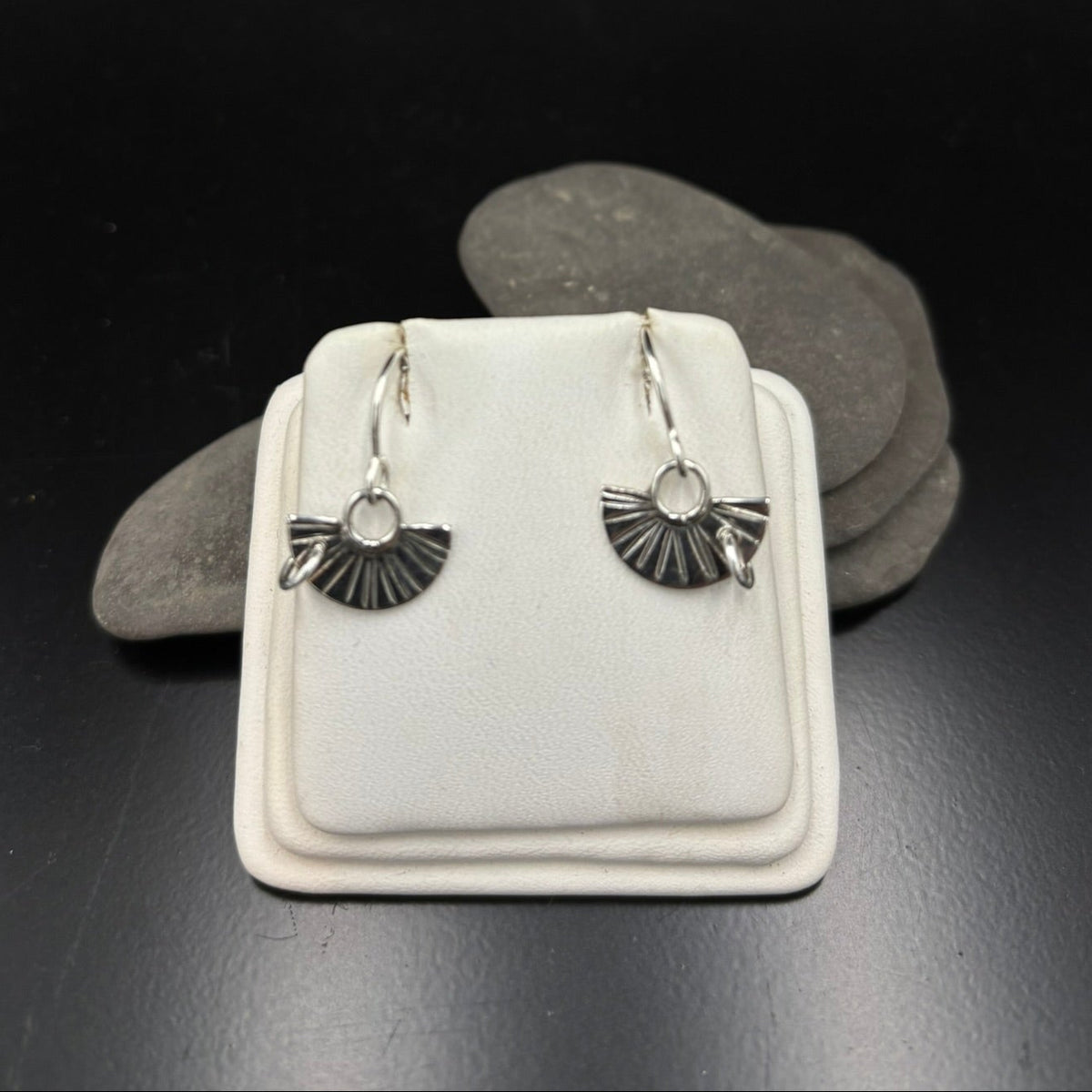 Ella-sterling silver fan shaped
